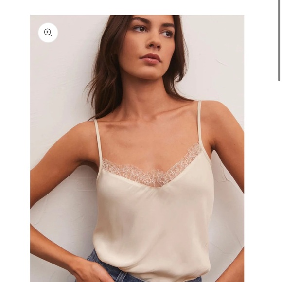 Z Supply Other - NWT Z Supply Perla Lace Trim Cami Tank cream Size: Large Sold Out